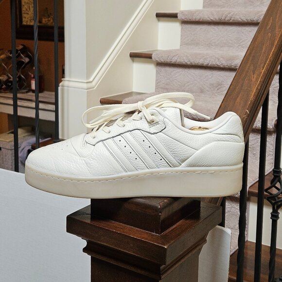 Adidas Men's Rivalry Lux Low Sneakers, Cloud/Ivory, Sz 12.5 - Picture 9 of 16
